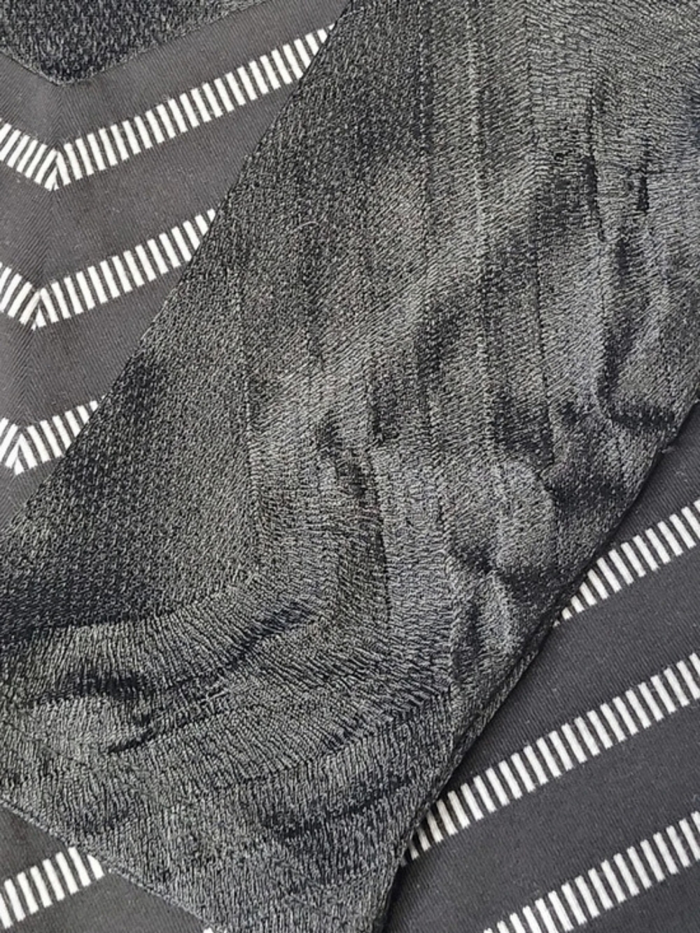 COKLUCH Montreal Chevron Stripe Mesh Illusion Knit Dress Size S  ***See Notes** - Picture 13 of 13